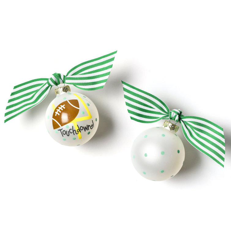 Coton Colors Glass Sports Ball Ornament Wayfair